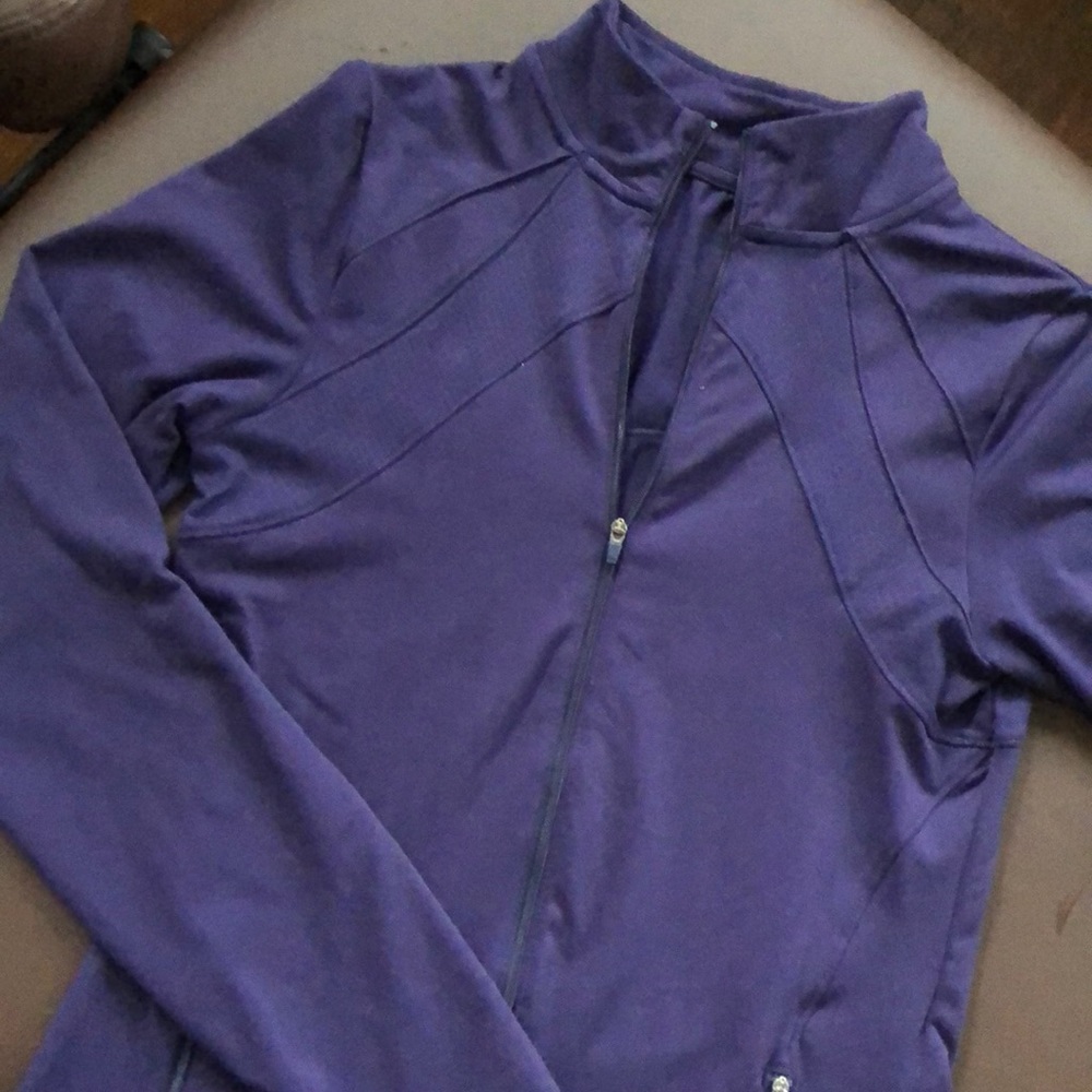 Champion purple track jacket size Small